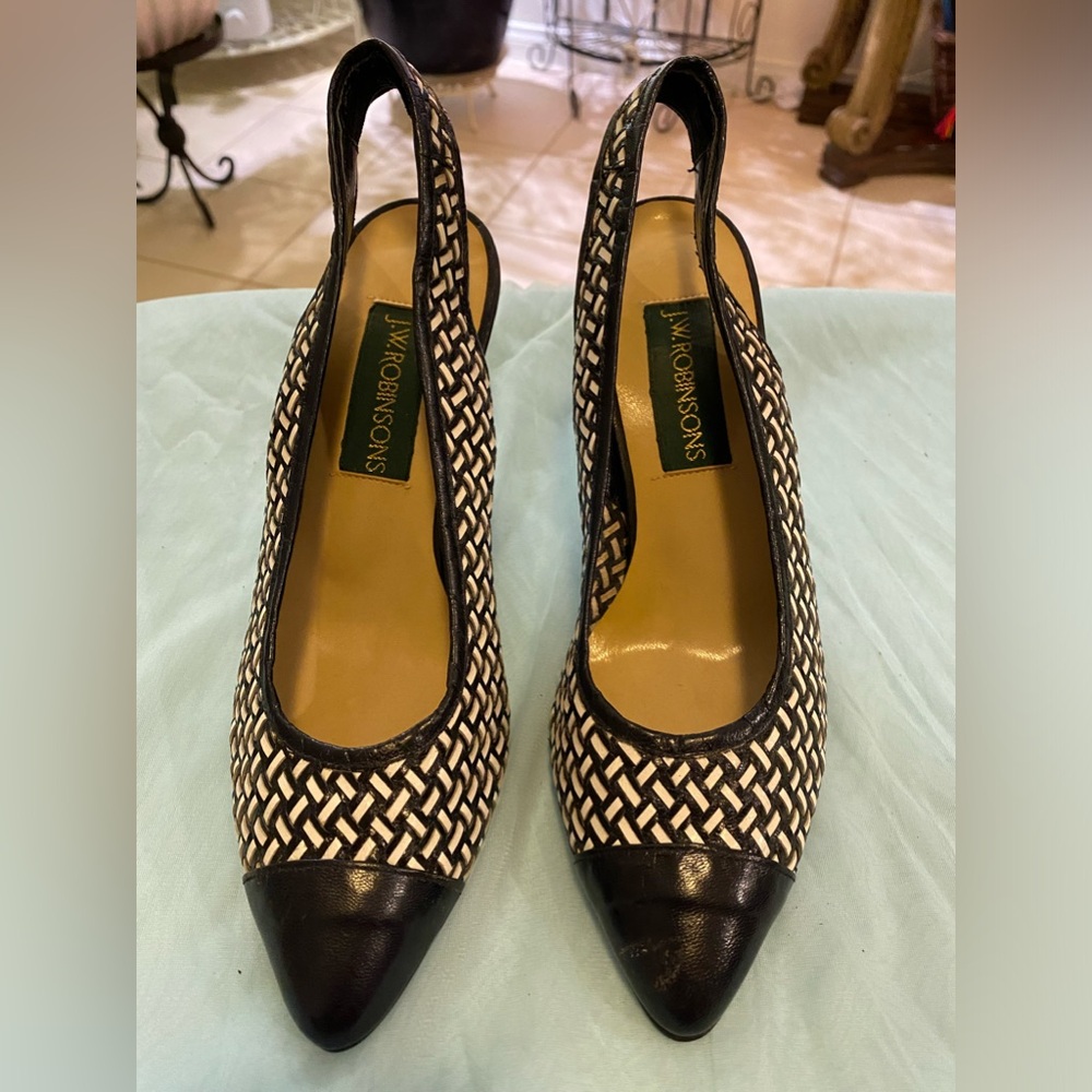 J.W ROBINSONS SLING BACK HEELS